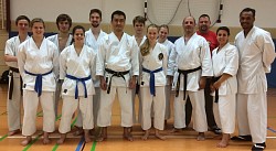 Onze Karateka's met Sensei Akita in Bad Camberg