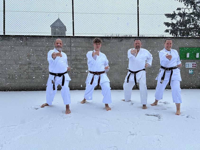 “Die hards” in de sneeuw
