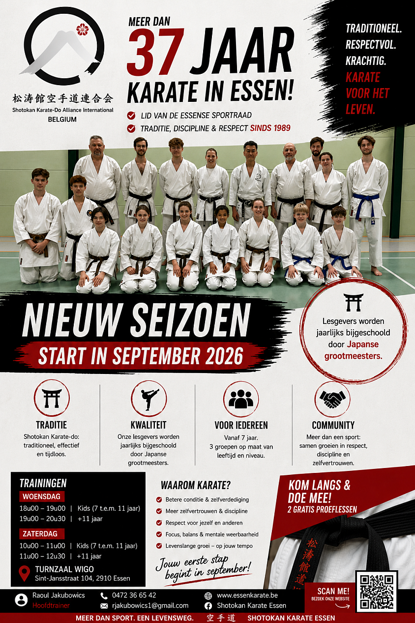 Het nieuwe seizoen gaat van Start!